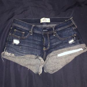 hollister low rise shorts